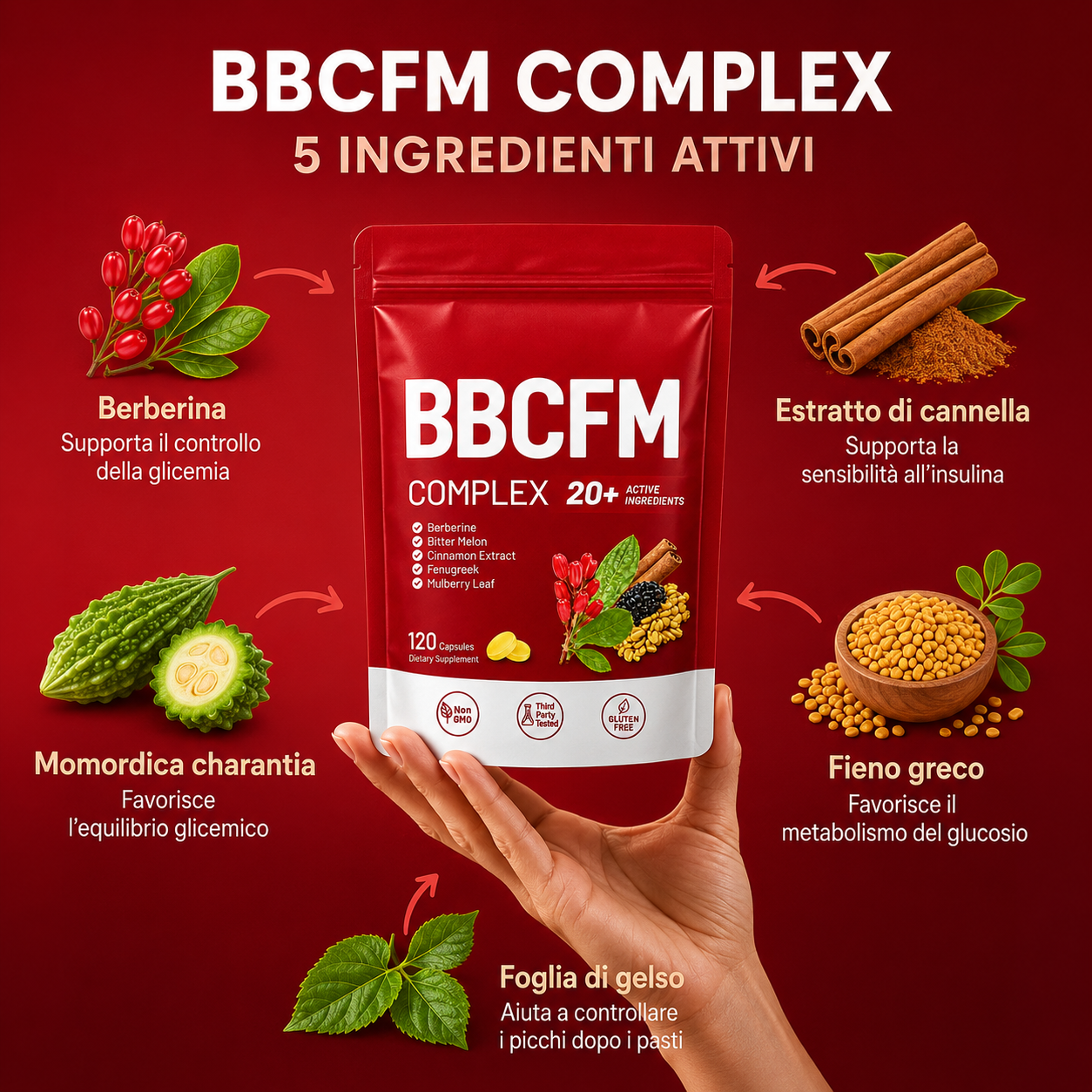 BBCFM COMPLEX 5 INGREDIENTI ATTIVI